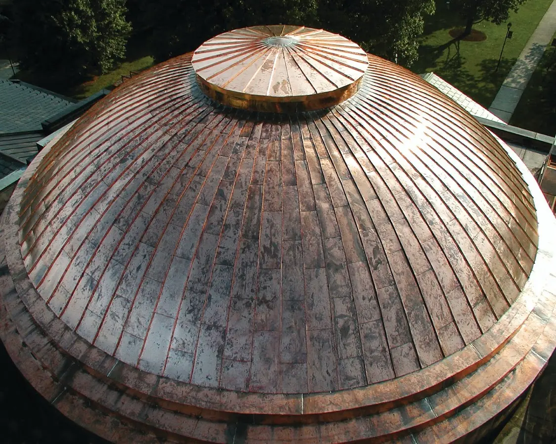 Craftsman Roofing crew installing a new roof in Jamestown Court